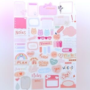 Colorful Planner Stickers Set
